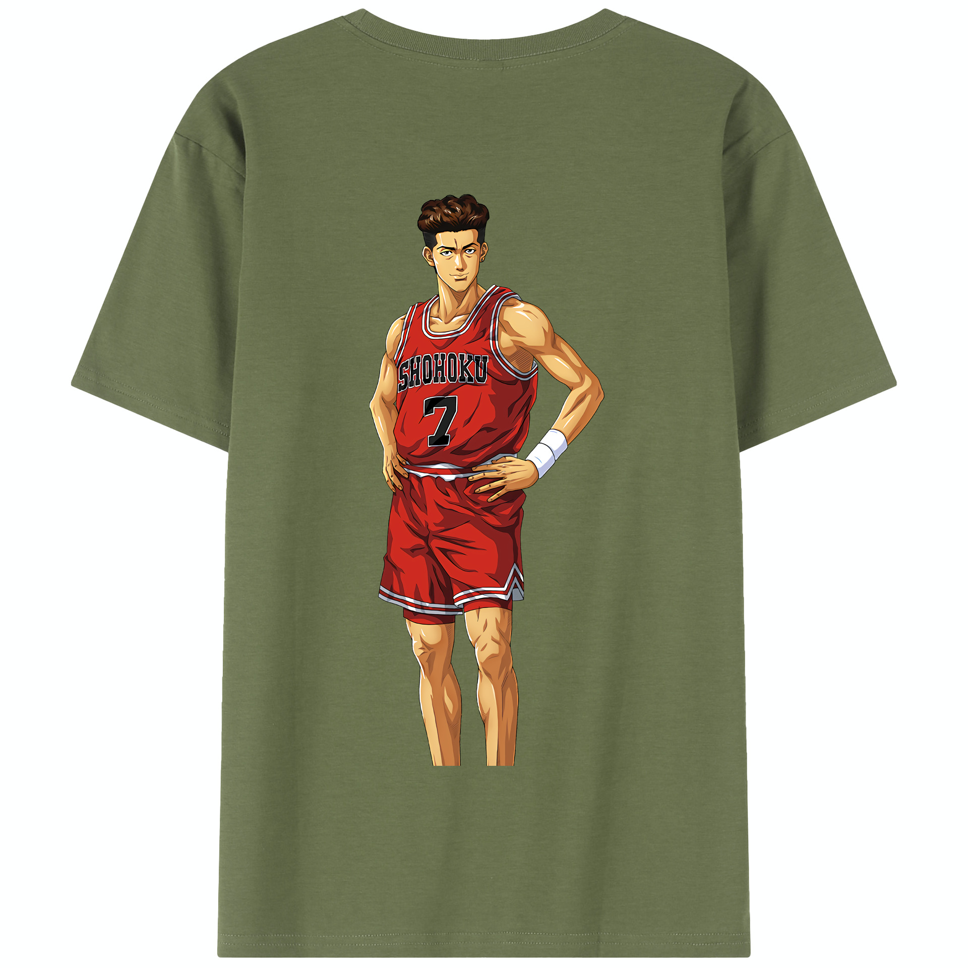SLAM DUNK／スラムダンク 綿100％半袖Tシャツ（背面プリント）
